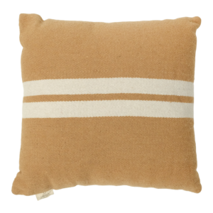 El Dokuması Pamuk Yastık – Camel Bej Çizgili