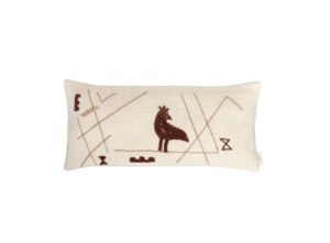 El Dokuması Yün Dikdörtgen Yastık – Bird