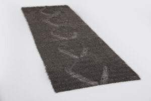 El Dokuması Mohair & Yün Kilim – grigio