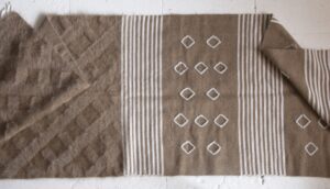 El Dokuması Mohair & Yün Koridor Kilimi – Corridore Rombo