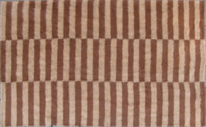 El Dokuması Mohair & Yün Kilim – Ripetitivo Brown & Camel